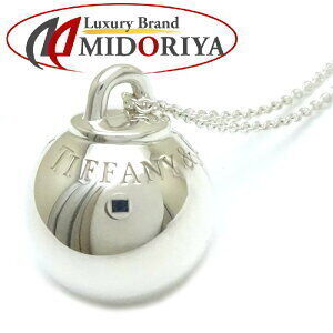 Tiffany Co Hardware Ball Necklace Long Silver